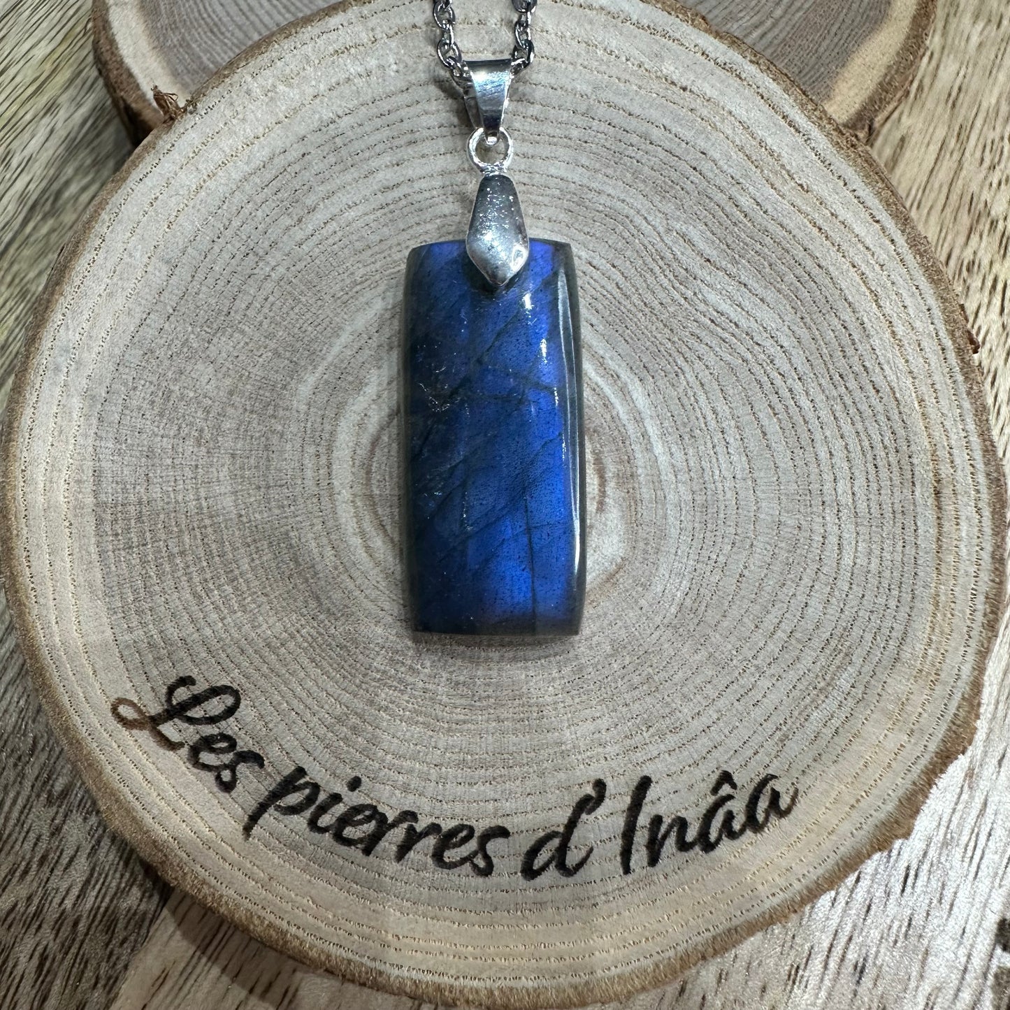 Pendentif Labradorite – Protection, Intuition et Bouclier énergétique (REF 148)