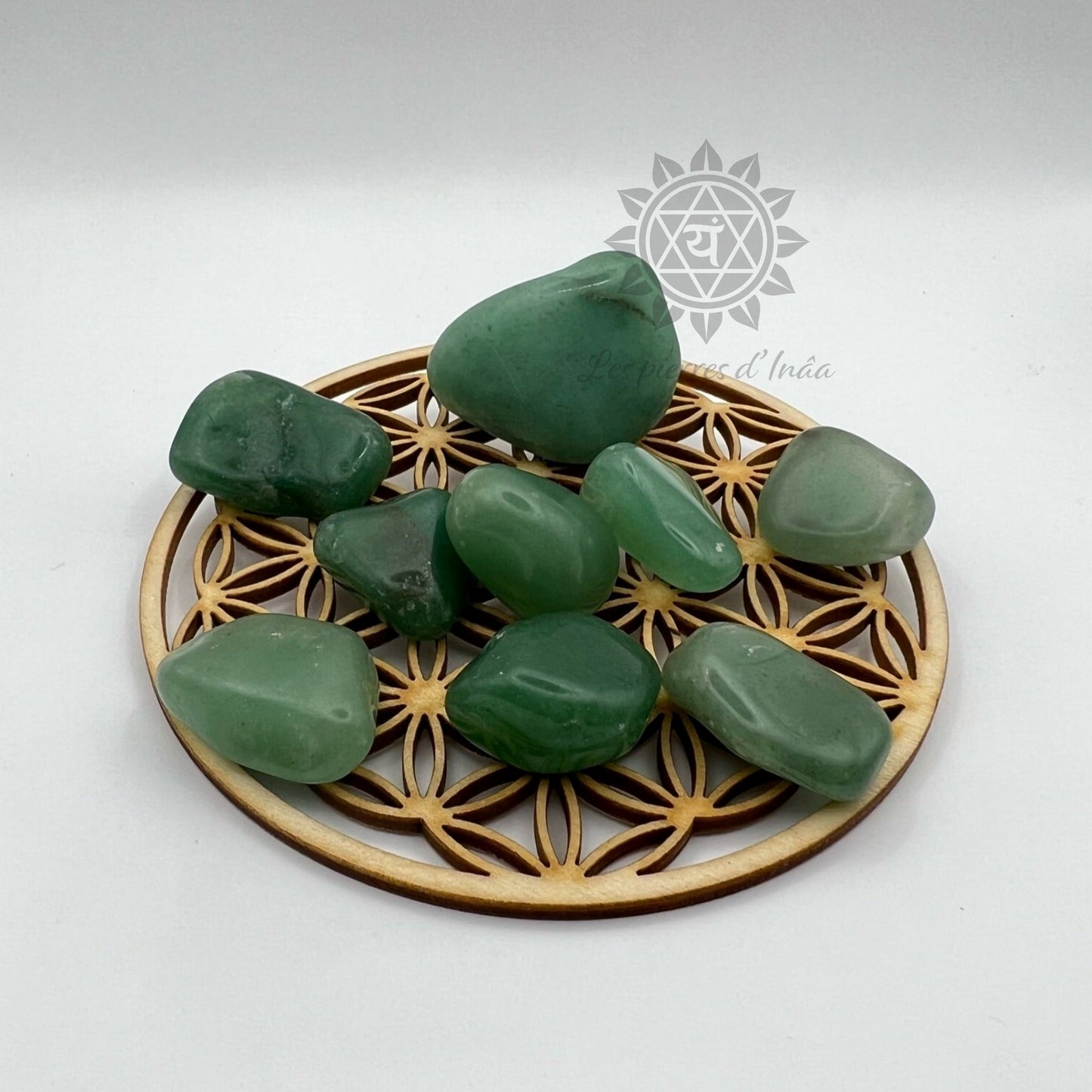 Pierres roulées en Aventurine Verte (Qualité A)