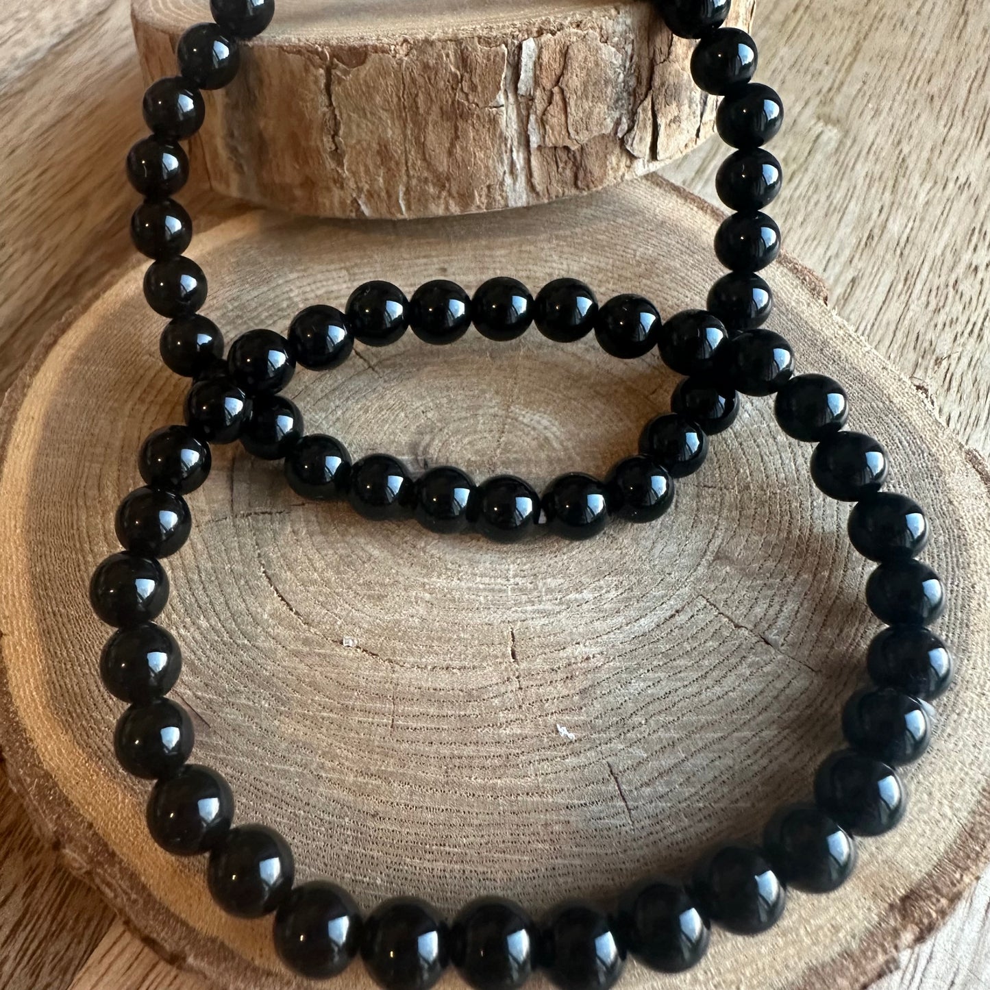 Bracelet Onyx 6mm – Force intérieure, Stabilité émotionnelle