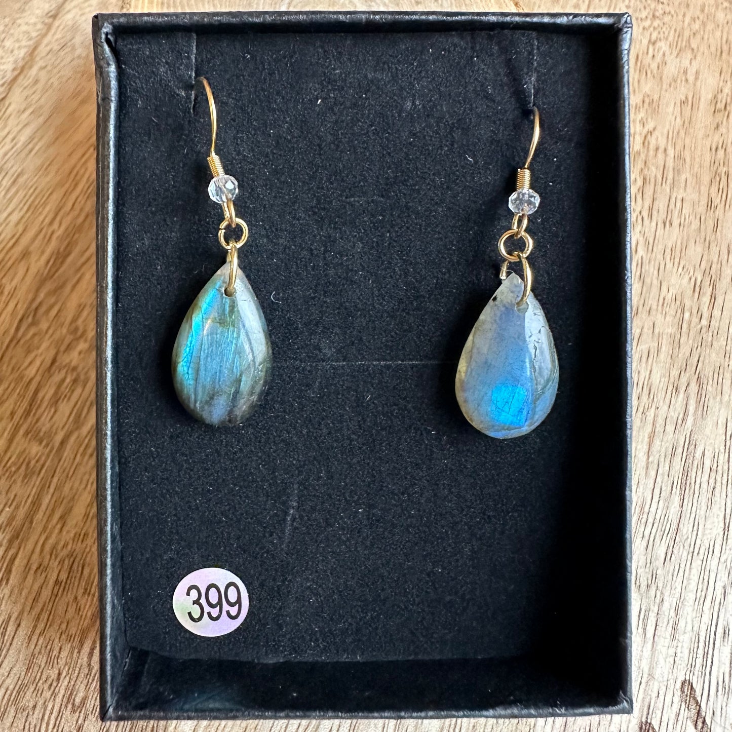 Boucles d’oreilles en Labradorite – Protection et Inspiration - REF 399