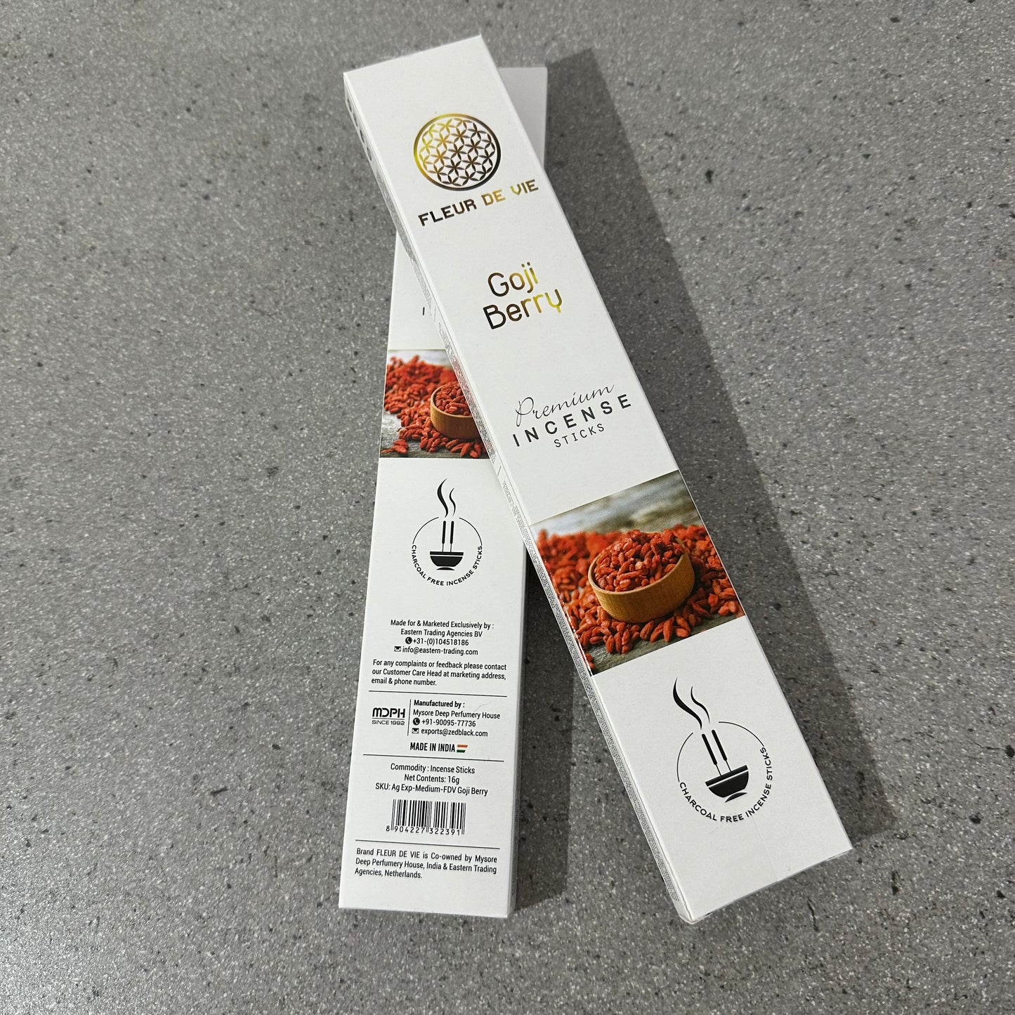 Encens Premium Goji Berry – Parfum Délicat et Ambiance Apaisante – Boîte 15g