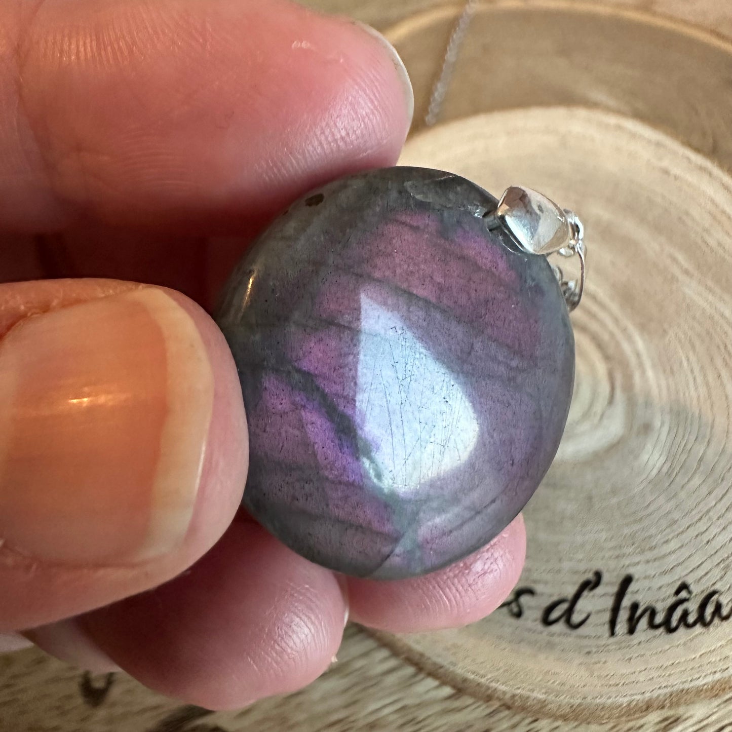 Pendentif Labradorite – Protection, Intuition et Bouclier énergétique (REF 275)