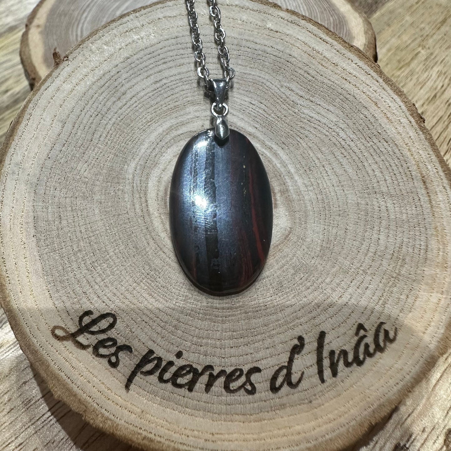 Pendentif Œil de Fer – Force, Protection et Vitalité - Réf 296