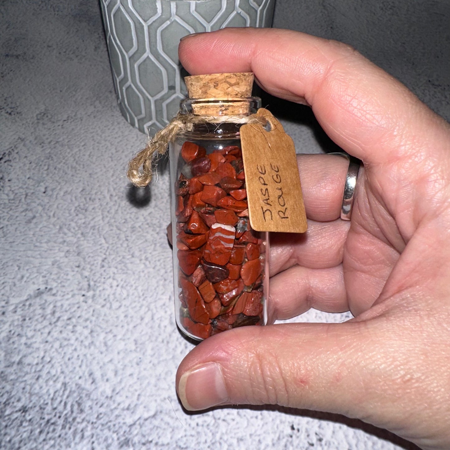 Fiole de mini Jaspe Rouge (30 ml)