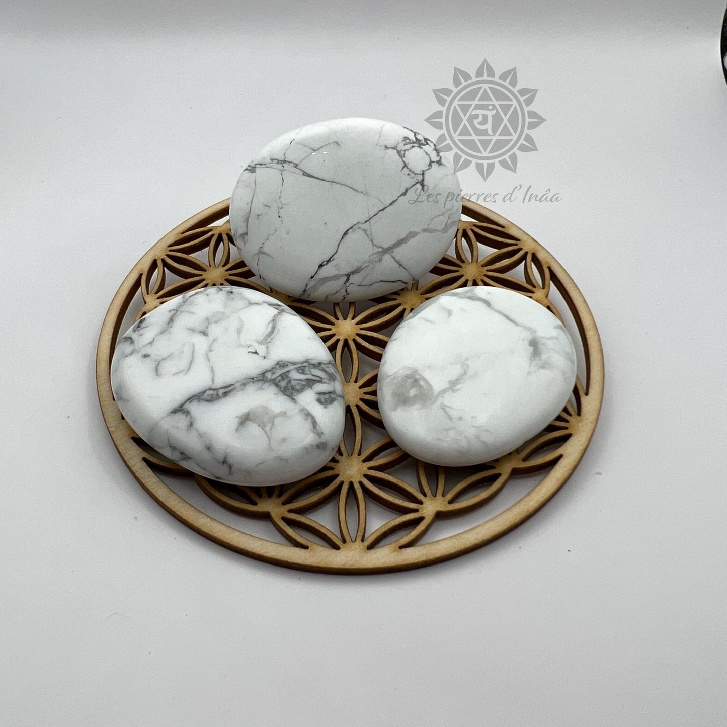 Galet en Howlite (Qualité extra)