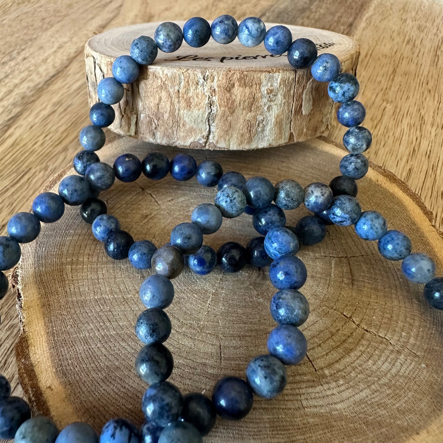 Bracelet Dumortiérite – Clarté, Calme, Confiance (Qualité A)