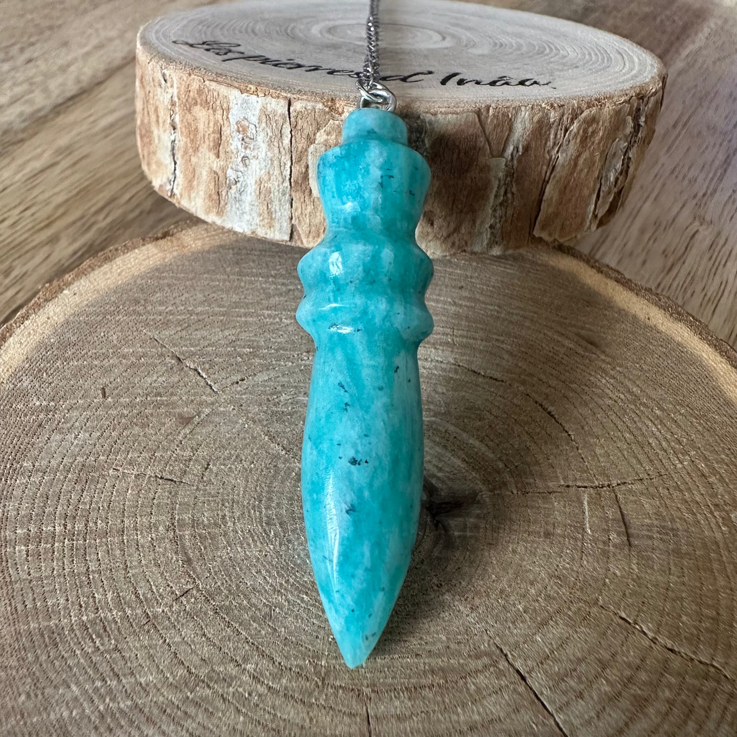 Pendule Amazonite – Pierre d’Apaisement et de Vérité Intérieure - REF 167