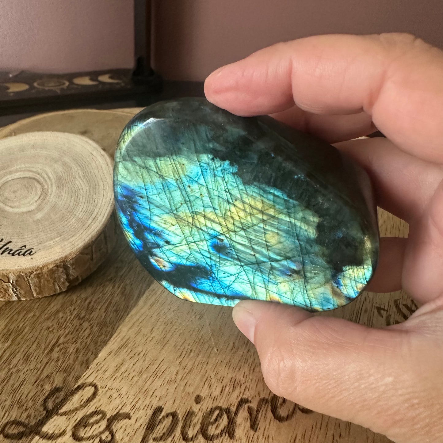 Forme Libre Labradorite – Protection, Intuition et Équilibre Émotionnel – REF 219 (250 gr)
