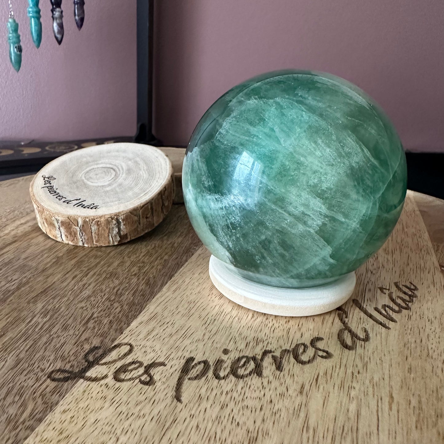 Sphère Fluorite Verte – Clarté mentale & calme intérieur (Réf. 225) 959 gr