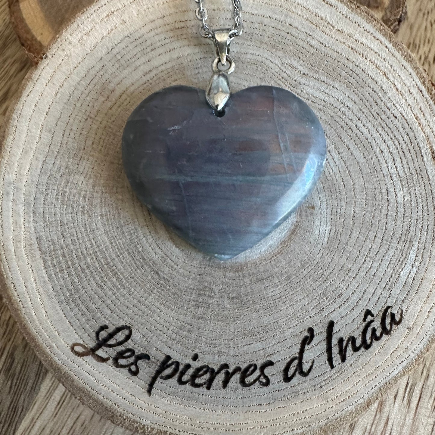Pendentif Labradorite – Protection, Intuition et Bouclier énergétique (REF 241)
