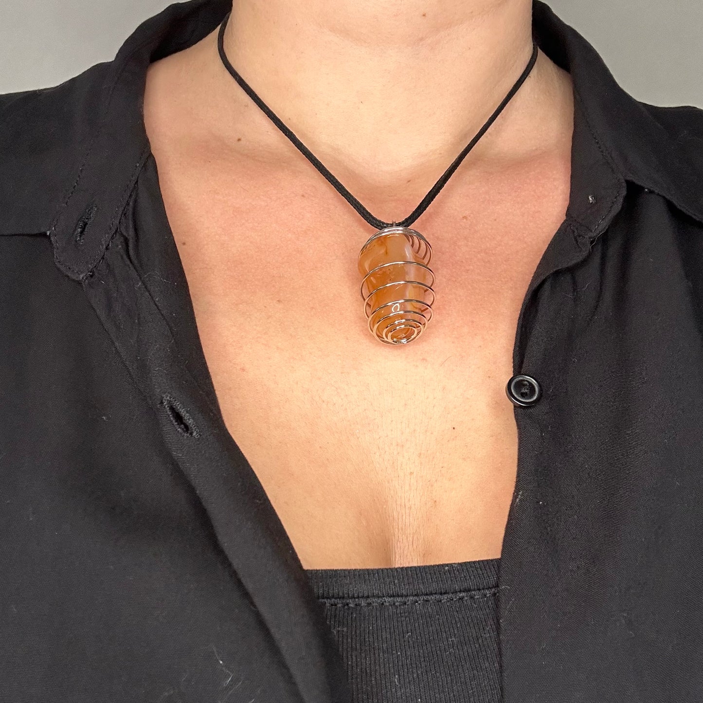 Cage spirale pour pierre roulée 3 cm – Accessoire pratique et modulable