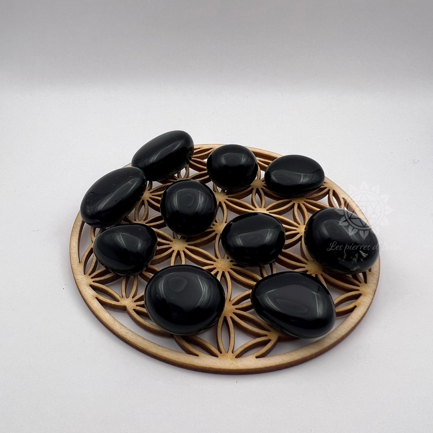 Pierre roulé Obsidienne noire (Qualité extra)