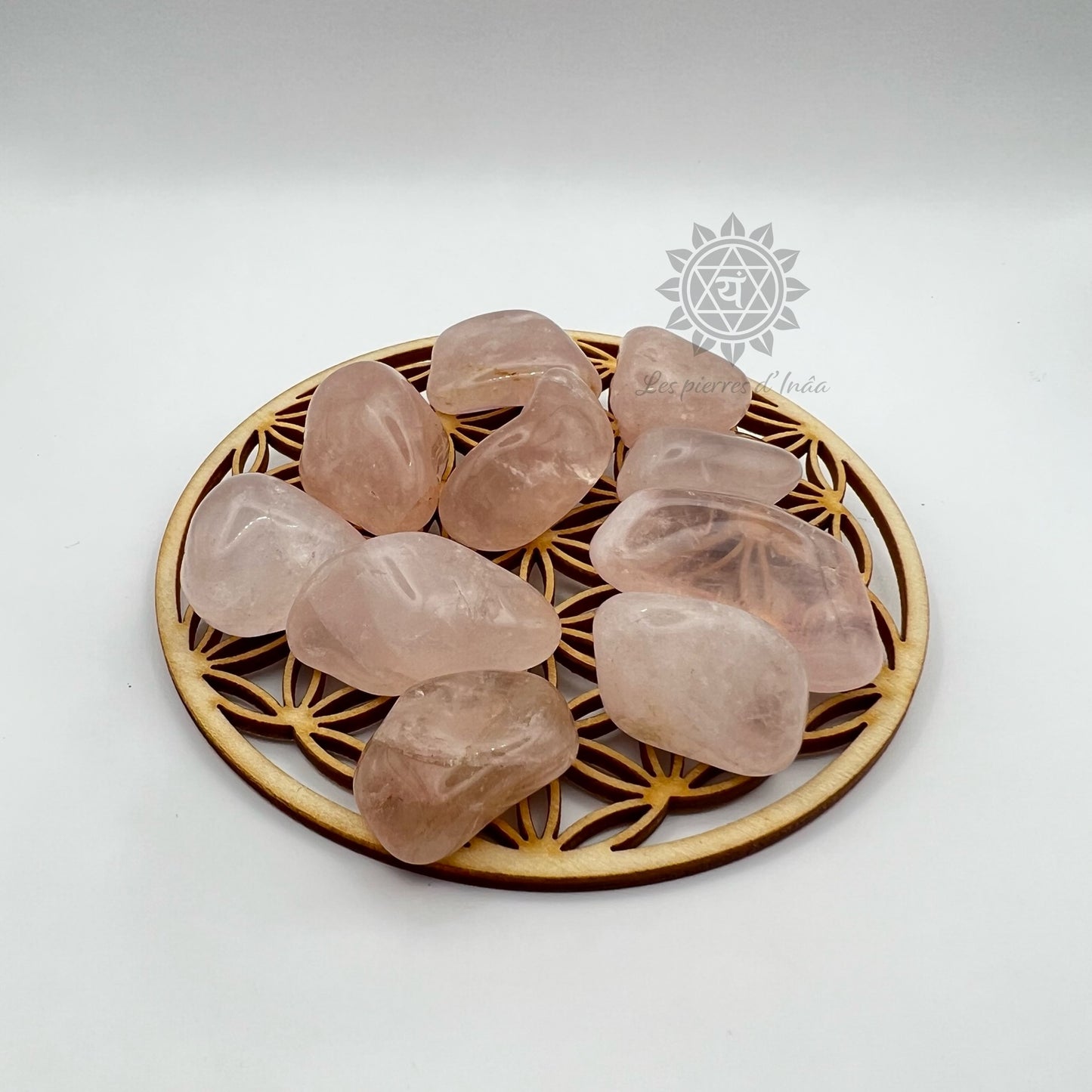 Pierres roulées en Quartz rose (Qualité EXTRA)