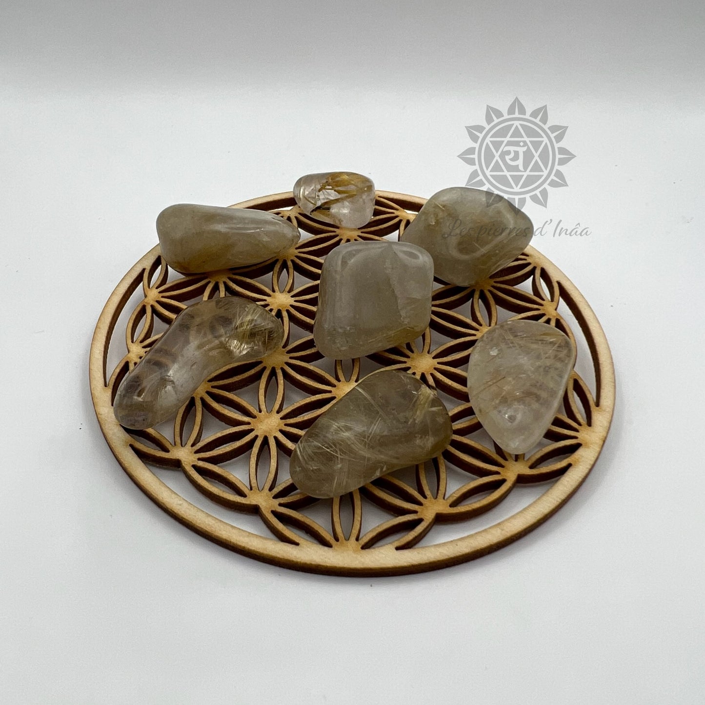 Pierres roulées Quartz Rutile (Qualité extra)