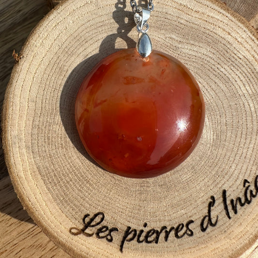 Pendentif Cornaline – Fertilité, Confiance et Créativité - REF 30