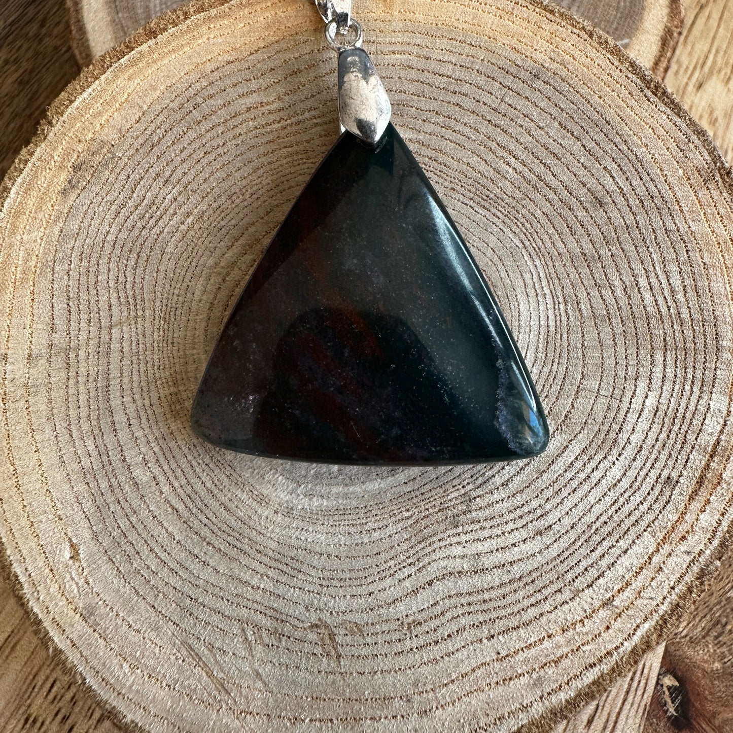 Pendentif Héliotrope – Courage, Confiance et Détermination - Réf 132
