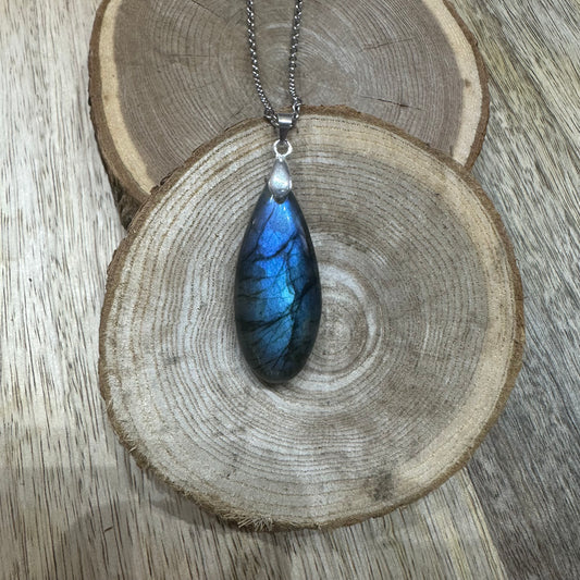 Pendentif Labradorite – REF 69 – Protection, Intuition et Équilibre émotionnel