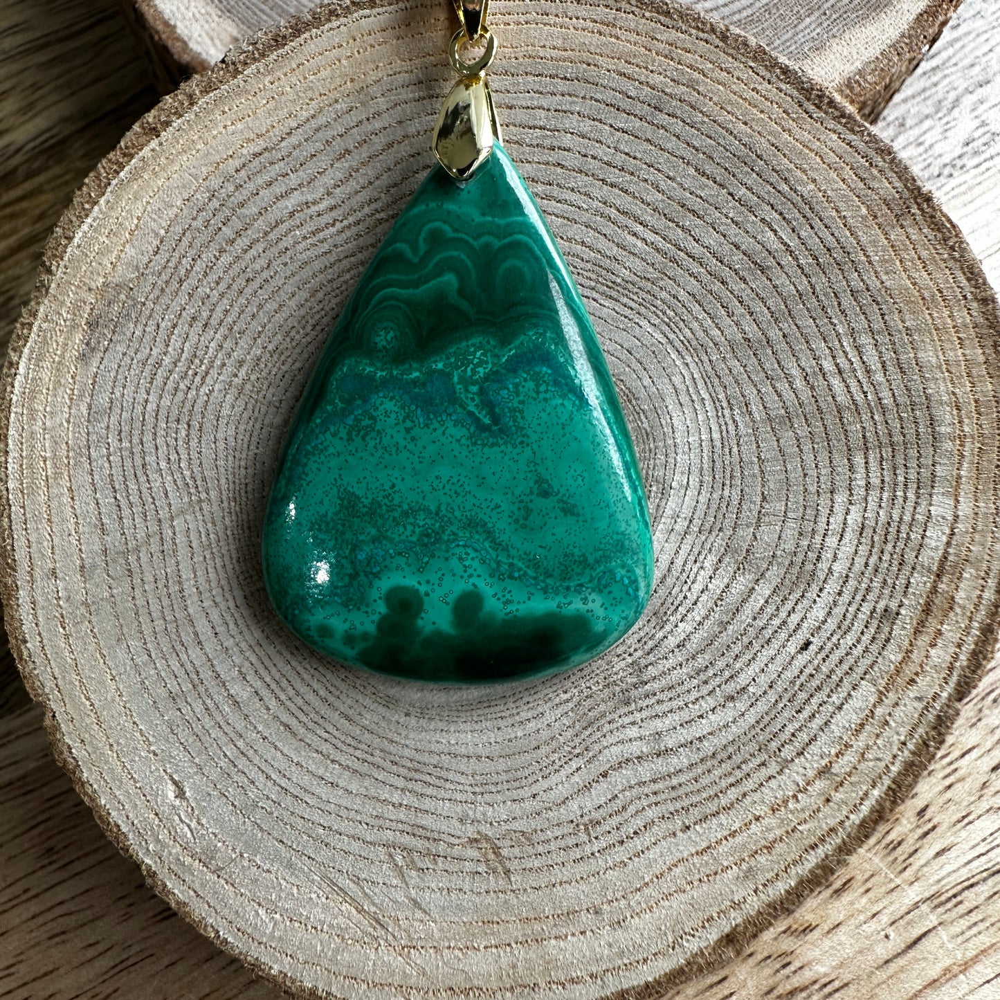 Malachite & Chrysocolle – Protection, Libération Émotionnelle | Réf. 211
