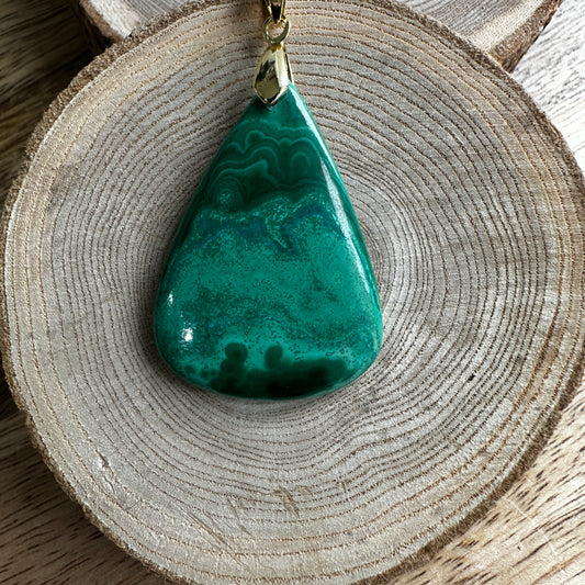 Malachite & Chrysocolle – Protection, Libération Émotionnelle | Réf. 211