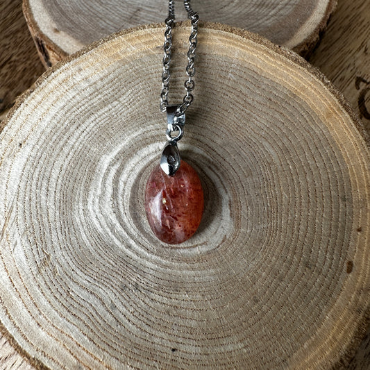 Pendentif Pierre de Soleil  – Joie de vivre, estime de soi et affirmation rèf: 192