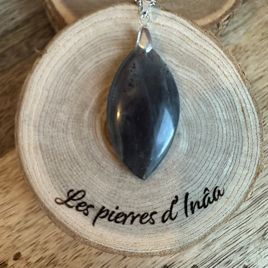 Pendentif Labradorite  – Protection, Intuition et Bouclier énergétique (REF 268)
