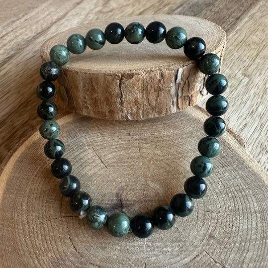 Bracelet Jaspe Kambaba 6mm – Pierre d’ancrage et de stabilité émotionnelle