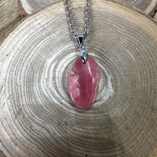 Pendentif Rhodochrosite d’Argentine  – Guérison émotionnelle et Amour de soi REF 153
