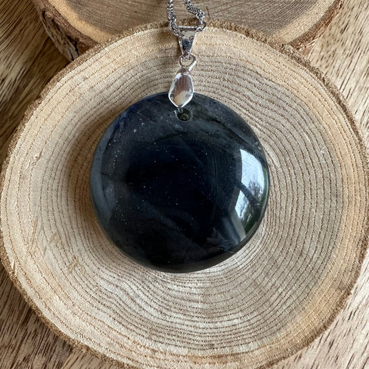 Pendentif Labradorite  – Protection, Intuition et Bouclier énergétique (REF 359)