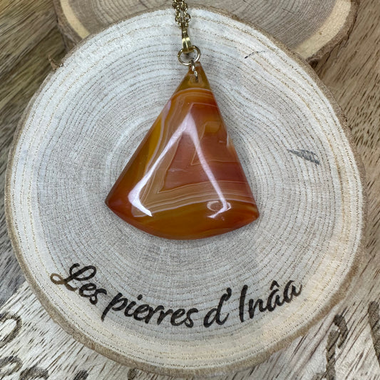 Pendentif Cornaline – Fertilité, Confiance et Créativité - REF 27