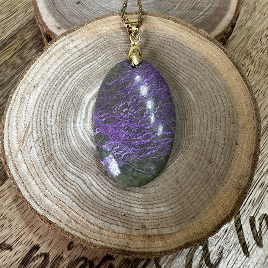 Pendentif Stichtite – Réconciliation intérieure, Douceur | Réf 159