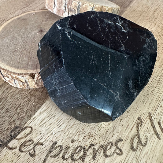 Bloc Tourmaline Noire – Ancrage, Protection | Réf. 295 (449gr)