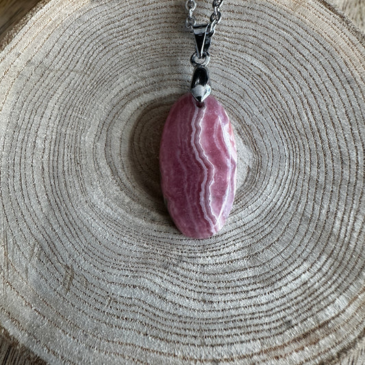Pendentif Rhodochrosite d’Argentine  – Guérison émotionnelle et Amour de soi REF 172