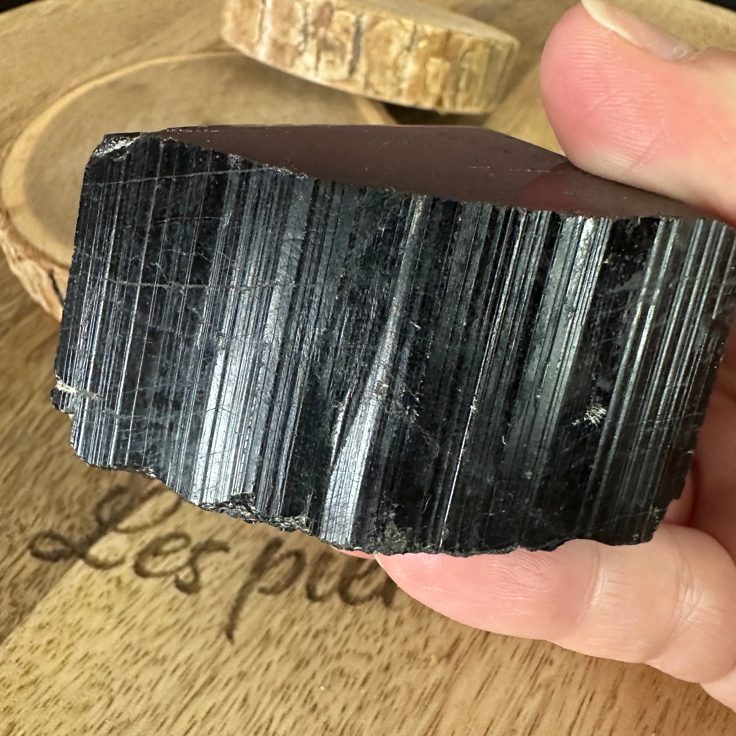 Bloc Tourmaline Noire – Ancrage, Protection | Réf. 295 (449gr)