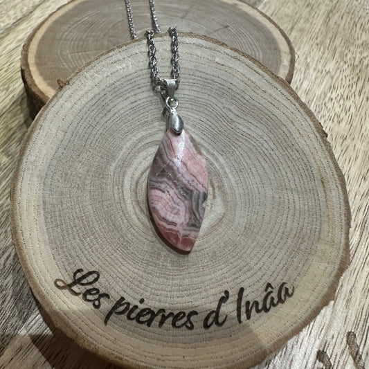 Pendentif Rhodochrosite d’Argentine  – Guérison émotionnelle et Amour de soi REF 85