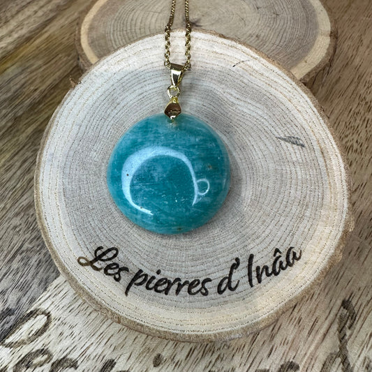 Pendentif Amazonite  – Pierre d’Apaisement et de Vérité Intérieure REF: 25
