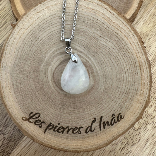 Pendentif en Péristérite – Pierre de confiance, d’intuition et de réparation émotionnelle | Réf.76
