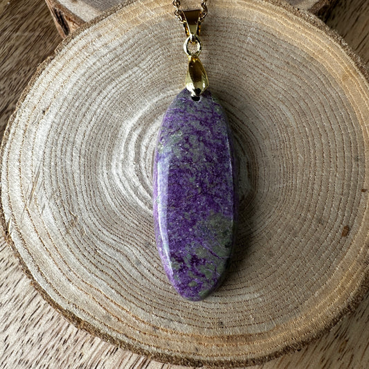 Pendentif Stichtite – Réconciliation intérieure, Douceur | Réf 158