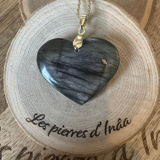 Pendentif Labradorite  – Protection, Intuition et Bouclier énergétique (REF 291)