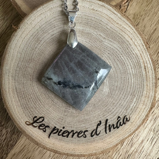 Pendentif Labradorite  – Protection, Intuition et Bouclier énergétique (REF 267)