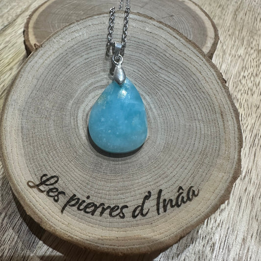 Pendentif Hémimorphite – Harmonie, Communication et Apaisement - Réf 83