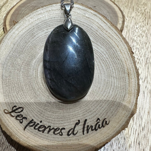 Pendentif Labradorite  – Protection, Intuition et Bouclier énergétique (REF 39)