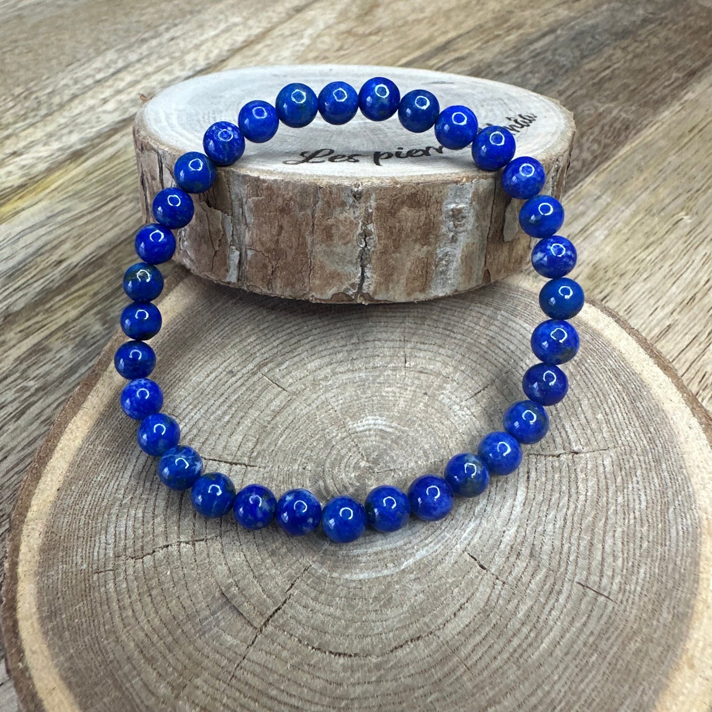 Bracelet Lapis Lazuli 6mm – Éveil spirituel et paix intérieure (Qualité AA+)