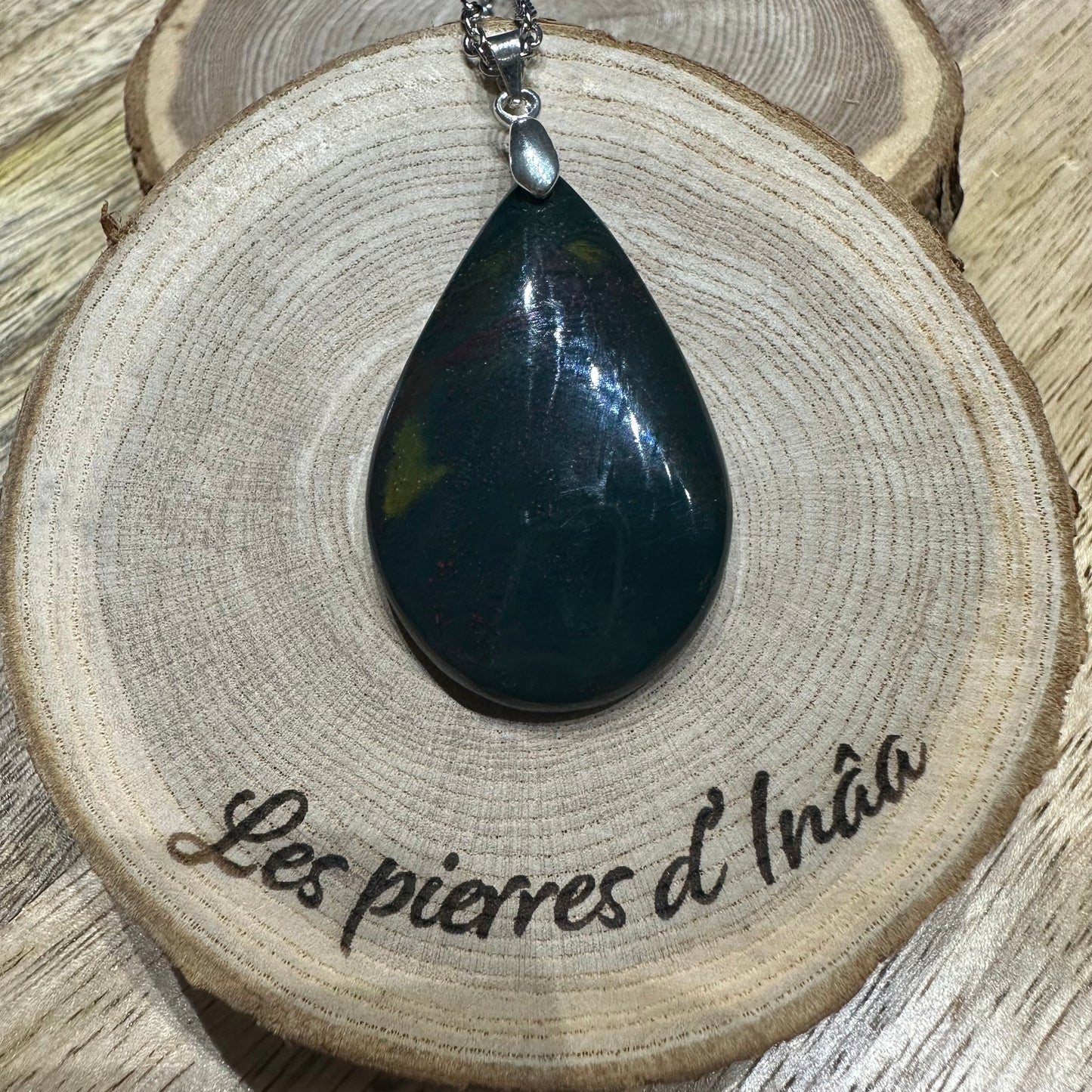 Pendentif Héliotrope – Courage, Confiance et Détermination - Réf 252