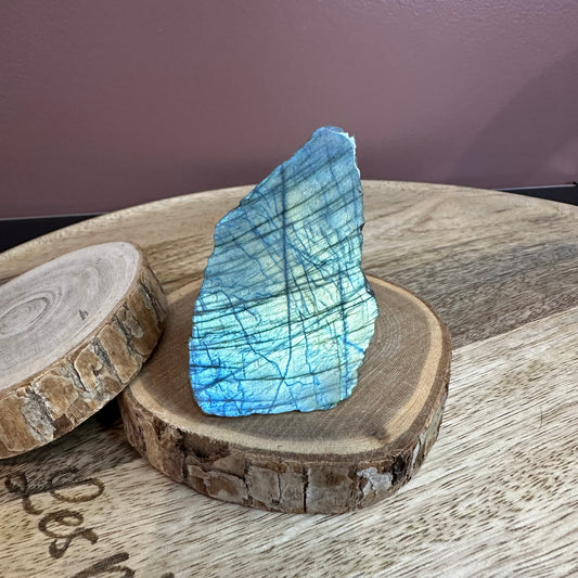 Tranche Labradorite BRUT  – Protection, Intuition et Bouclier énergétique (REF 238)