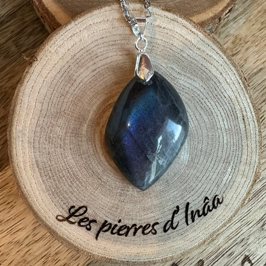 Pendentif Labradorite  – Protection, Intuition et Bouclier énergétique (REF 279)