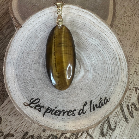 Pendentif Œil de Tigre – Protection, Force et Sérénité | Réf.290