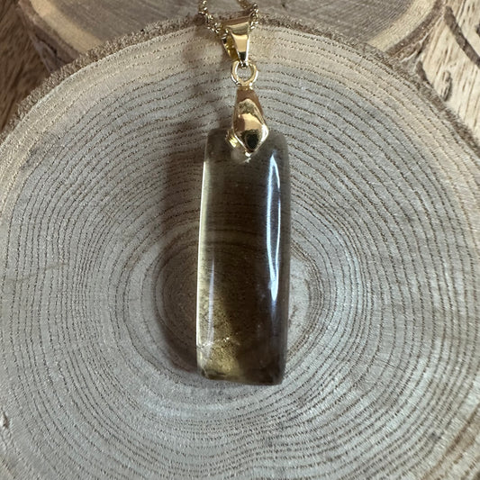 Pendentif Citrine Naturelle  – Joie de vivre, Intuition et Abondance REF:428