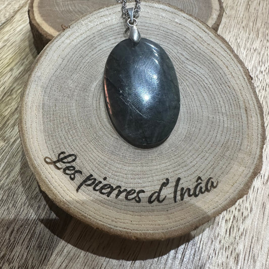 Pendentif Labradorite  – Protection, Intuition et Bouclier énergétique (REF 40)