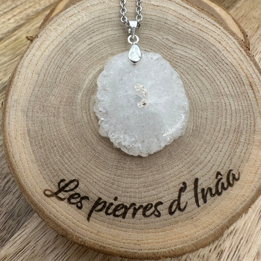 Pendentif en Quartz Solaire – Énergie lumineuse et Harmonie - REF 98