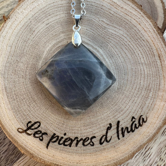 Pendentif Labradorite  – Protection, Intuition et Bouclier énergétique (REF 167)